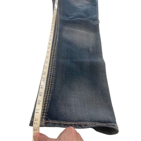 Request Men’s distressed Straight Leg Jeans Sz 38/32 ￼ - Picture 5 of 6